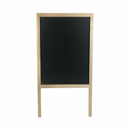 FLIPSIDE Black Chalkboard Marquee Board. 24 x 42, Natural Wood Frame 31222